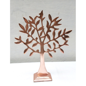 SCULPTURE d'arbre en métal doré, SCULPTURE pour décoration de TABLE, 30 cm - Product Image 3