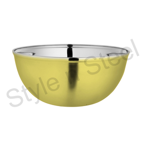 Bol Miami couleur or bol à fruits en acier inoxydable décoration en métal mélange bol de forme ronde au prix de gros - Product Image 2
