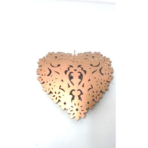 LaModern moderno oro moderno en forma de corazón hierro de lujo diseño de arte hecho a mano colgante adorno de árbol de Navidad estilo clásico al por mayor - Product Image 3