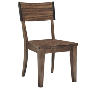 Silla Industrial de madera y cuero, la mejor calidad - Product Image 2