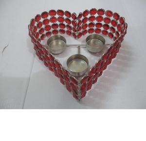 <b>Crystal</b> Heart Tea Light Holder for Home Decor Hotel Ambiance Wedding Centerpieces Other <b>Candle</b> Holders Lanterns & <b>Candle</b> Jars - Product Image 1