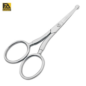 Nose/Ear <b>Scissors</b> Straight Blades Safety Tip - Product Image 1