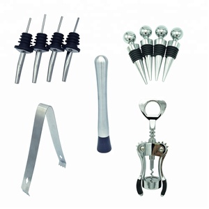 Wholesale Metal Bar Mixing Tools Bartender <b>Set</b> 5-10Cm Diameter <b>Cocktail</b> Shaker with Custom Logo for Promotion - Product Image 4