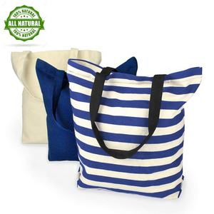 Sac à provisions en toile écologique avec logo personnalisé pour épicerie et emballage de cadeaux motif d'impression personnalisé avec poignée en coton - Product Image 1
