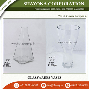 Florero alto de cristal transparente mejor vendido a precio mayorista - Product Image 6