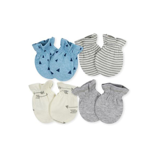 Mitaines pour bébés 100% organiques, grilles pour nouveau-né fabriquées en inde, prix d'usine, livraison gratuite - Product Image 1