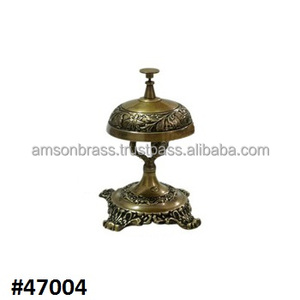 กระดิ่งโต๊ะบริการแท่นทองเหลืองตะแกรงสำหรับโรงแรม - Product Image 3
