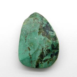 Pierres précieuses naturelles pour la fabrication de bijoux, pierre précieuse tibétaine turquoise, ample, 38x27mm - Product Image 2