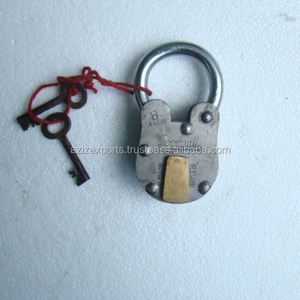 Serrure en métal de hibou de fer antique faite à la main de conception élégante - Product Image 4