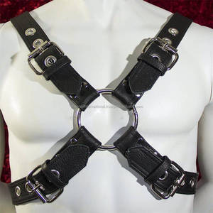 Arnés de pecho con hebilla de cuero para hombre Shemax 2023, superventas, venta al por mayor, personalizado - Product Image 1