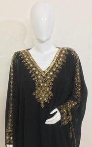 ชุดเดรสแม็กซี่แขนยาวสไตล์มุสลิมสำหรับผู้หญิงชุดเดรสลูกไม้ผ่าข้างหรูหราสำหรับงานปาร์ตี้งานแต่งงาน - Product Image 3