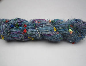 เส้นด้ายไหม100% ลายดอกไม้นุ่มมากสำหรับถักมือถักโครเชต์ผ้าถักเป็นมิตรกับสิ่งแวดล้อมดอกไม้เล็กๆทั้งหมด - Product Image 4