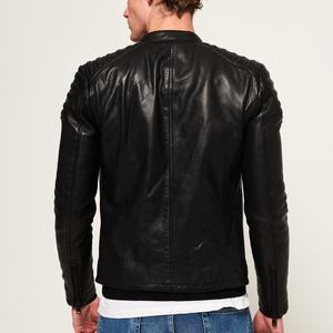 Veste de motard en cuir Hero pour homme - Product Image 4