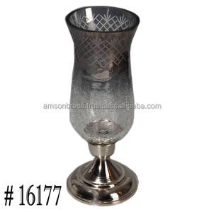 Verre design coeur et étoile avec lampe bougie en aluminium - Product Image 5