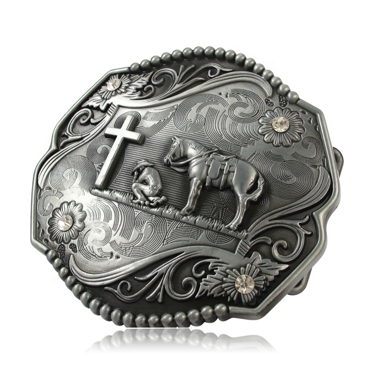 Оптовая продажа, элегантные 3D металлические литой винтажные пряжки для ремня для мужчин