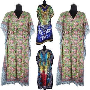 Cotton Print Dashiki African <b>Dress</b> Women, Abaya Dubai Long <b>Kaftan</b> Style Trendy Design Fashionable Floral Printed Cotton <b>Kaftan</b> - Product Image 1