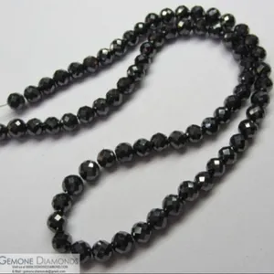 Ожерелье/Нитки из синтетического черного муассанита высокого качества