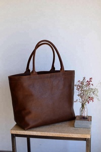 De Tan/coñac bolso de cuero con forro interior AV-0003 - Product Image 2