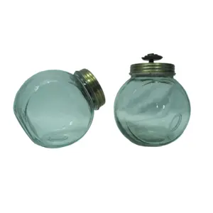 最佳质量透明玻璃梅森罐热卖厨房使用食品容器蜂蜜或果酱储存玻璃容器罐