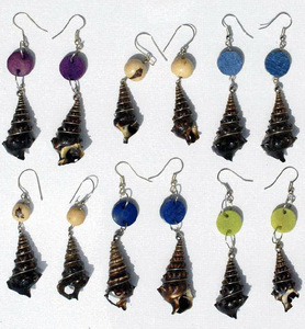Bijoux en gros Boucles d'oreilles pendantes à la mode ethnique biologique directement du Pérou - Product Image 1