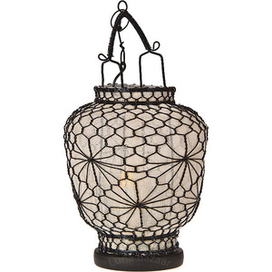 Linterna colgante de luz de té de hierro hecha a mano para decoración navideña de boda de oficina en casa con acceso conveniente a velas - Product Image 6