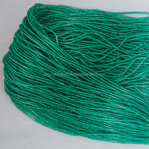 Cyanite verte Perles de Pierres Précieuses À Facettes - Product Image 3