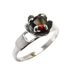 New Designer 925 Sterling Silver Gemstone Jewelry Garnet Ring For Woman And Man Supplier & Exporter