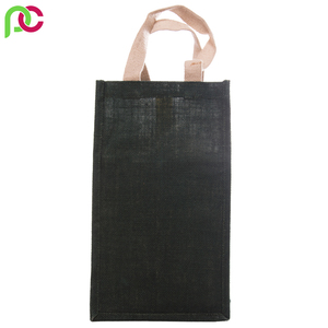 ขวดปอกระเจาสำหรับใส่ไวน์,ถุงมีมือจับยาวสีดำ - Product Image 2