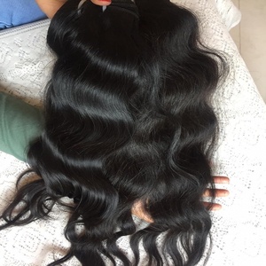 Extensiones de cabello humano virgen Remy brasileño indio suelto de alta hinchable de grado 9A, paquete Frontal crudo sin procesar para DIY ondulado sedoso - Product Image 5