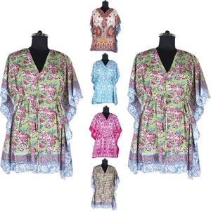 Wholesale Women Hot Girls Silk Short <b>Kaftan</b> - Product Image 2