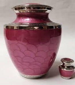 โกศเคลือบสำเร็จรูปสำหรับใส่เถ้ากระดูกสำหรับขี้เถ้ากระดูกโลหะ - Product Image 2