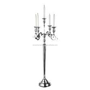 Candelabro de aluminio para velas cónicas para bodas, eventos, centro de mesa, decoración de vacaciones para el hogar - Product Image 1
