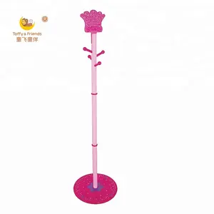 En bois Princesse Enfant Vêtements Rack Debout Porte-manteau Cintre - Product Image 1