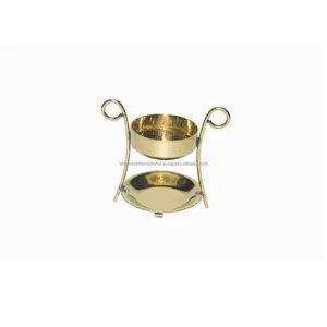 Brûleur d'encens et diffuseur d'arômes en laiton massif purificateur d'air de parfum de décoration d'intérieur pour Hot Oud Oudh et tenue d'encens - Product Image 1