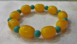 Hommes Népal Perlé En Gros Bracelet En Pierre - Product Image 4