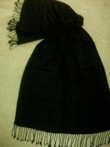 Black Pashmina <b>Hijab</b> for Muslims Winter Season Accessory - Product Image 3