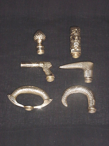 Nouvelles poignées en laiton pour cannes et parapluies, canne / canne en bois avec poignées incrustées de laiton par INAM HANDICRAFTS - Product Image 3