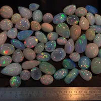 AAAA Grade Wholesale Natural Größte Cabochon Größe Welo Opal aus äthiopischem Opal Edelstein