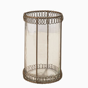 Wrought Iron <b>Hurricane</b> <b>Candle</b> <b>Holder</b> - Product Image 1