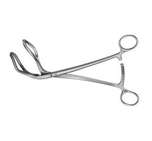 Pinzas Elevadoras Uterinas Somer, Instrumentos Quirúrgicos de Acero Inoxidable, Manuales - Product Image 1