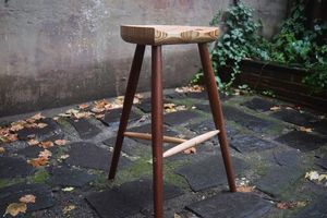 Madera borde vivo moderno Bar taburete - Product Image 2