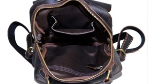 Meilleur sac de messager en cuir pleine fleur véritable Sangle détachable Usage quotidien Voyage et école - Product Image 5