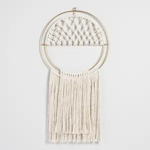 Macrame Bohemian Dekorasi Penangkap Mimpi Kamar Tidur Dekorasi Macrame Penangkap Mimpi Boho Kamar Tidur Dekorasi Penangkap Mimpi Buatan Tangan