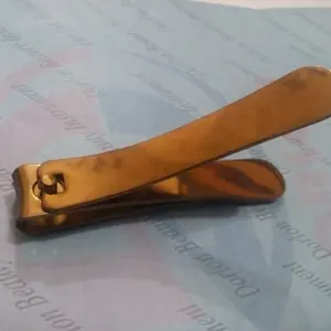 Foldable Hand Toe Nail Cutter Rose Gold Curved Blade Nail Cutter Stainless Steel Nail Clipper