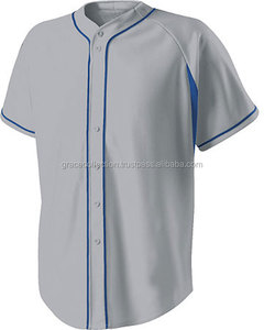 Jersey de béisbol de manga corta para hombre, Jersey con botones, estilo activo, personalizado - Product Image 5