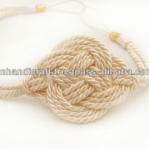 Hermosa Diadema Náutica Hecha a Mano con Nudos, Diadema Tejida, Diadema Trenzada - Product Image 1