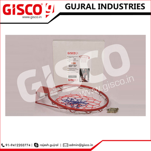 Aro de portería de netball ajustable y personalizable con color y logotipo personalizados, proveedor de equipos de baloncesto de la marca GISCO - Product Image 5