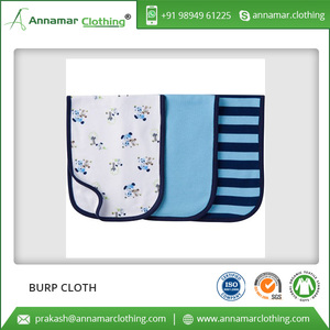 New Design Water Repellent Cotton Burp Cloths Custom Made Baby Burp Cloths - Product Image 2