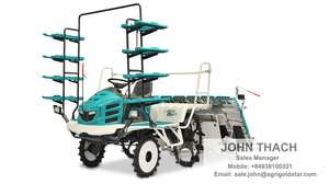 KUBOTA'S-transplantador de arroz KUBOTA, máquina de arroz, velocidad operativa de SPV-6CMD excepcional - Product Image 3