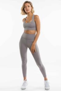 Leggings de gymnastique sans couture pour femmes taille haute contrôle du ventre Yoga Fit confortable flexible avec motif imprimé méthode de tissage tricoté - Product Image 3